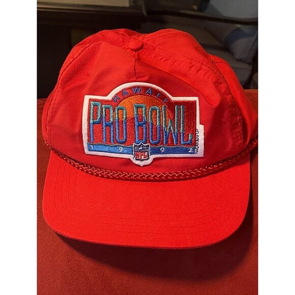 Vintage 1992 NFL Pro‎ Bowl Hawaii Snapback Hat - Picture 1 of 7